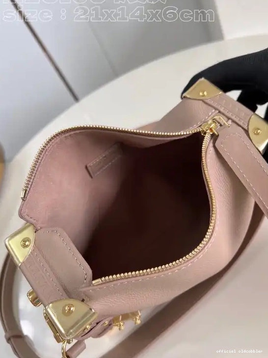 Official oldcobbler PM-21*14*6CM Trunk VUITTON Side LOUIS 0606